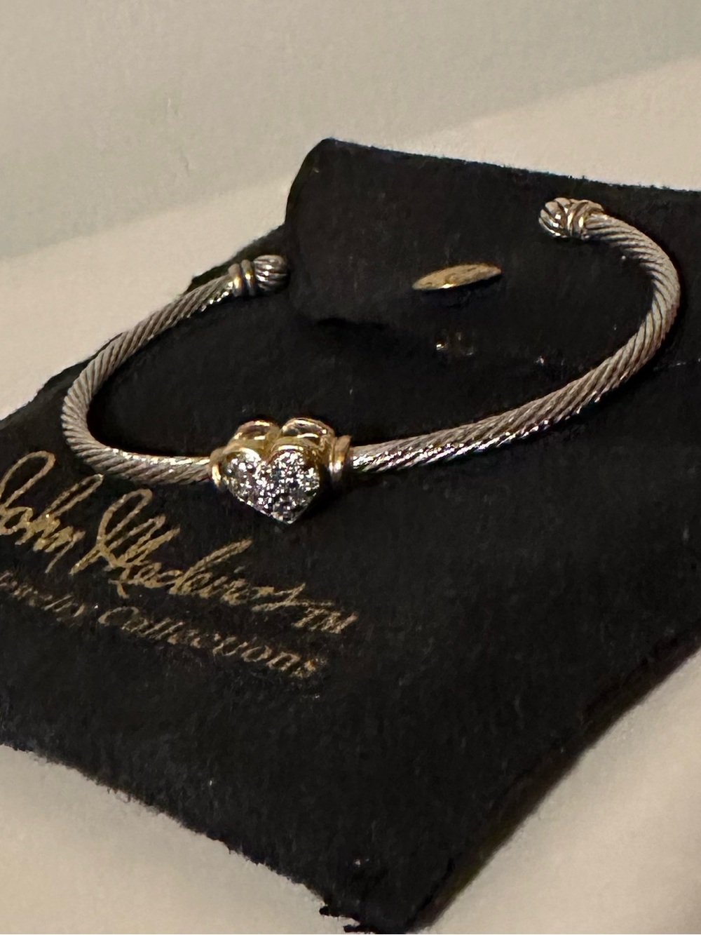 John Medeiros Bracelet with Heart Gold-Tone Accent